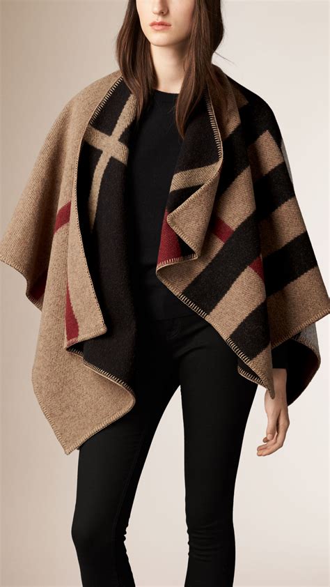 burberry ladies poncho|Burberry inspired poncho.